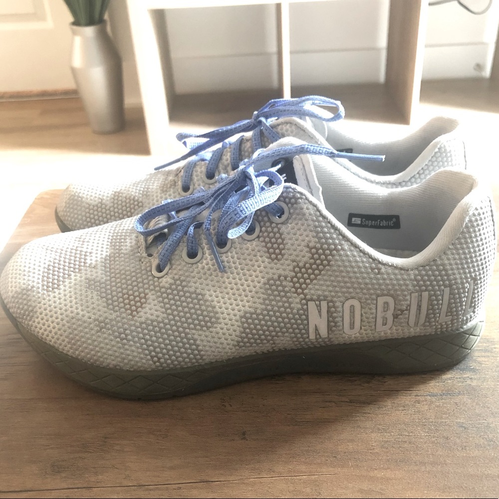 Light gray and white Camo NO BULL TRAINERS
